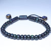 Natural Australian Sandstone Matrix Opal Adjustable Opal Bracelet