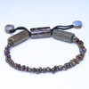 Natural Australian Boulder Opal Adjustable Bracelet