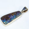 9k Gold - Solid Boulder Opal