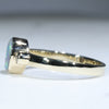 Gold Opal ring Side View