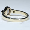 Gold Opal Ring Side View