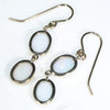Solid Opal Earrings Rear View