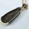 Solid Opal Pendant Rear View