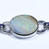 Australian Boulder Opal Silver Bracelet 14cm -18.5cm Code  SIV21