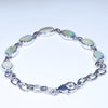 Australian Boulder Opal Silver Bracelet 14cm -18.5cm Code  SIV21