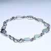 Australian Boulder Opal Silver Bracelet 14cm -18.5cm Code  SIV21