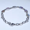 Australian Boulder Opal Silver Bracelet 15.5cm -18.5cm Code  SIV34