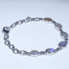 Australian Boulder Opal Silver Bracelet 15.5cm -18.5cm Code  SIV34
