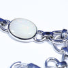 Coober Pedy White Opal Silver Bracelet 16cm -18.5cm Code  SIV38