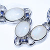 Coober Pedy White Opal Silver Bracelet 16cm - 18.5cm Code  SIV20