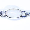 Coober Pedy White Opal Silver Bracelet 16cm - 18.5cm Code  SIV20