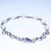 Coober Pedy White Opal Silver Bracelet 16cm - 18.5cm Code  SIV20