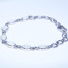 Coober Pedy White Opal Silver Bracelet 16cm - 18.5cm Code  SIV20