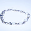 Coober Pedy White Opal Silver Bracelet 16cm - 18.5cm Code  SIV20