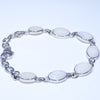 Sterling Silver - 7 Solid White Opals