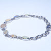 Australian Boulder Opal Silver Bracelet 15.5cm -19cm Code  SIV30