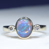 Natural Australian Lightning Ridge Black Crystal Opal
