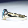 Gold Opal Ring Side View