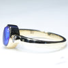 Gold Opal Ring Side View