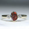 Beautiful Natural Red Opal Colour