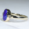 Gold Opal Ring Side View