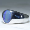 Easy Wear Silver Opal Men's Ring Design