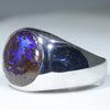 Sterling Silver - Solid Matrix Opal