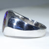 Silver Opal Ring Side View