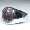 Sterling Silver - Solid Matrix Opal