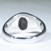 Solid Opal Ring Rear View