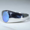 Silver Opal Ring Side View