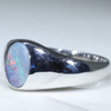 Easy Wear Silver Opal Men's Ring Design