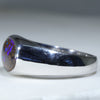 Solid Boulder Opal Matrix Mens Silver Ring -Size 12 Code- SM146