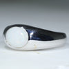 Sterling Silver - Solid White Opal