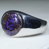 Sterling Silver - Solid Matrix Opal