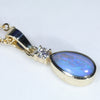 Easy Wear Small Gold Opal Pendant Design