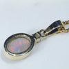 Solid Opal Pendant Rear View