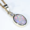 easy Wear Gold Opal Pendant Design