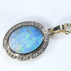 Great Anniversary Gold and Diamond Pendant Gift Idea 