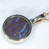 Solid Opal Pendant Rear View
