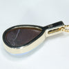 Gold Opal Pendant Rear View
