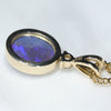 Solid Opal Pendant Rear View