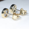 Gold Opal Studs Rear View
