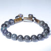 Natural Australian Sandstone Opal Matrix Adjustable Bracelet  