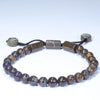 Natural Australian Opal Matrix Adjustable Bracelet
