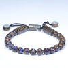 Natural Australian Boulder Matrix Opal Adjustable Bracelet