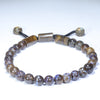 Natural Australian Opal Matrix Adjustable Bracelet