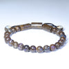 Natural Australian Boulder Opal Matrix Adjustable Bracelet