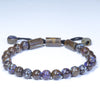 Natural Australian Opal Matrix Adjustable Bracelet 