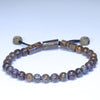 Natural Australian Opal Matrix Adjustable Bracelet